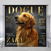 Aperturee - Aperturee Custom Dog Photo Fashion Magazine Dogue Backdrop